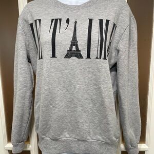 Gray Graphic Women's Sweatshirt